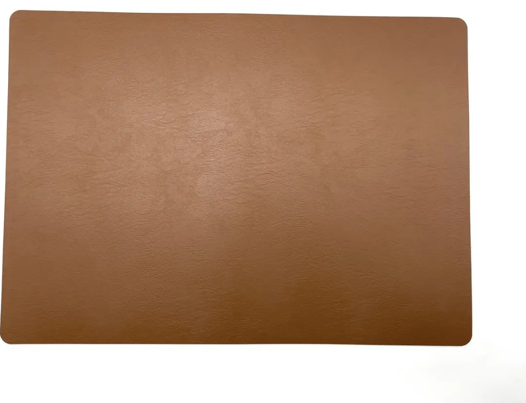 Kade 171 Lederlook Placemats 6 Stuks 45x30cm - Bruin