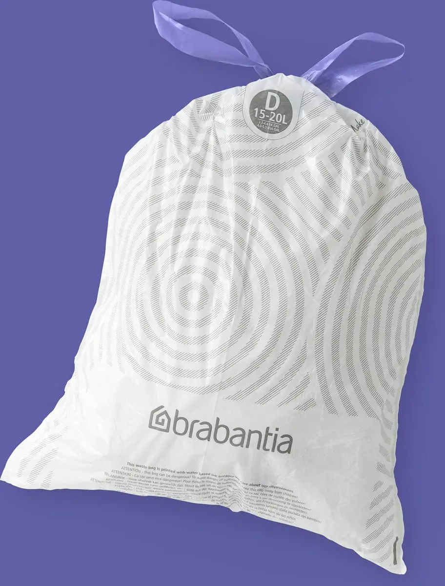Brabantia PerfectFit Vuilniszakken 20L Code D - 40 Stuks - afbeelding 6 van 6