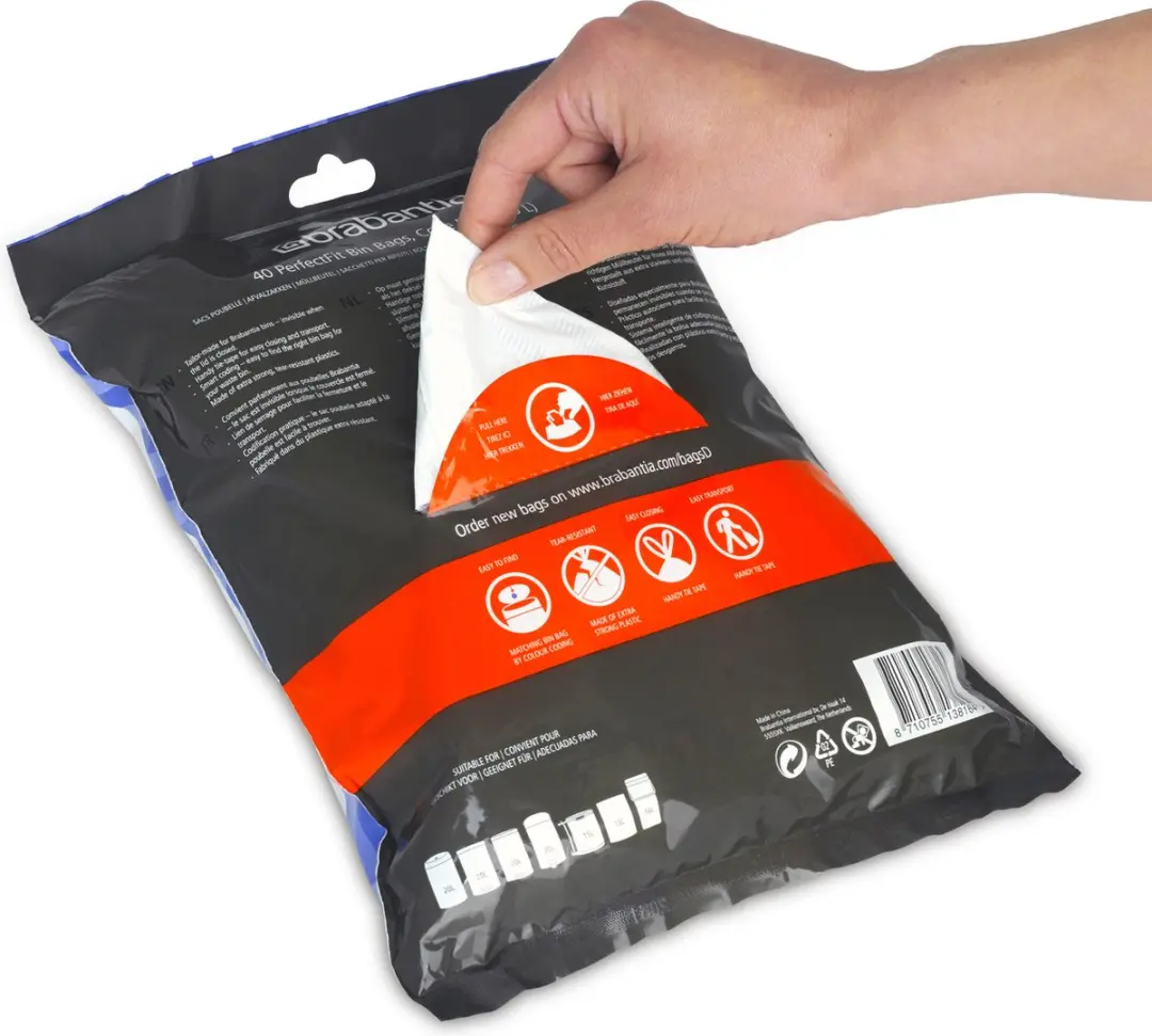 Brabantia PerfectFit Vuilniszakken 20L Code D - 40 Stuks - afbeelding 3 van 6