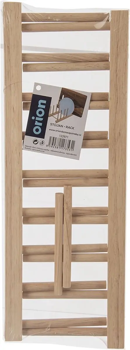 Orion Houten Borden & Dekselhouder 35,5x13,5x11cm - Beige