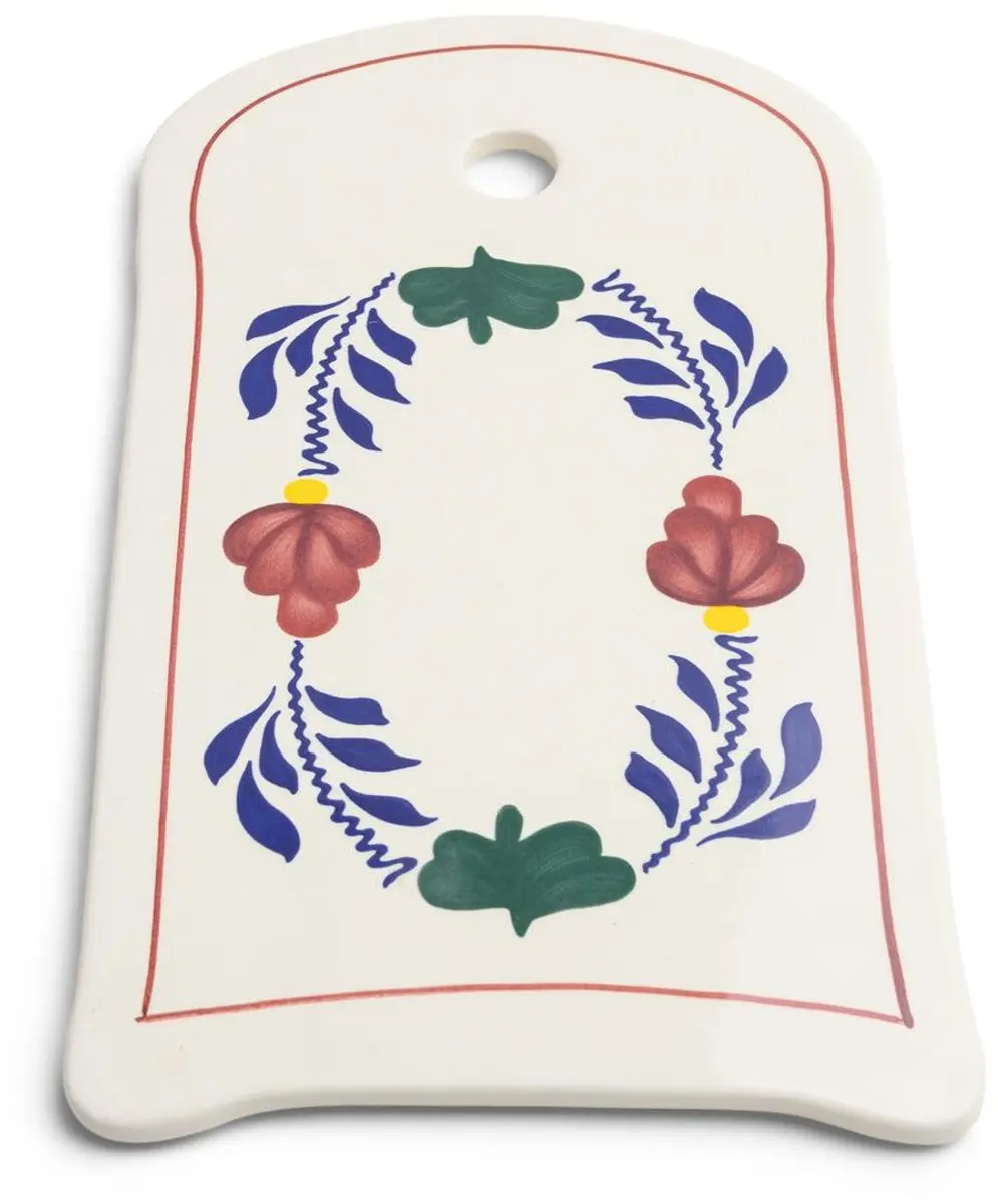 Royal Boch Boerenbont Serveerplankje 25x15cm - Wit