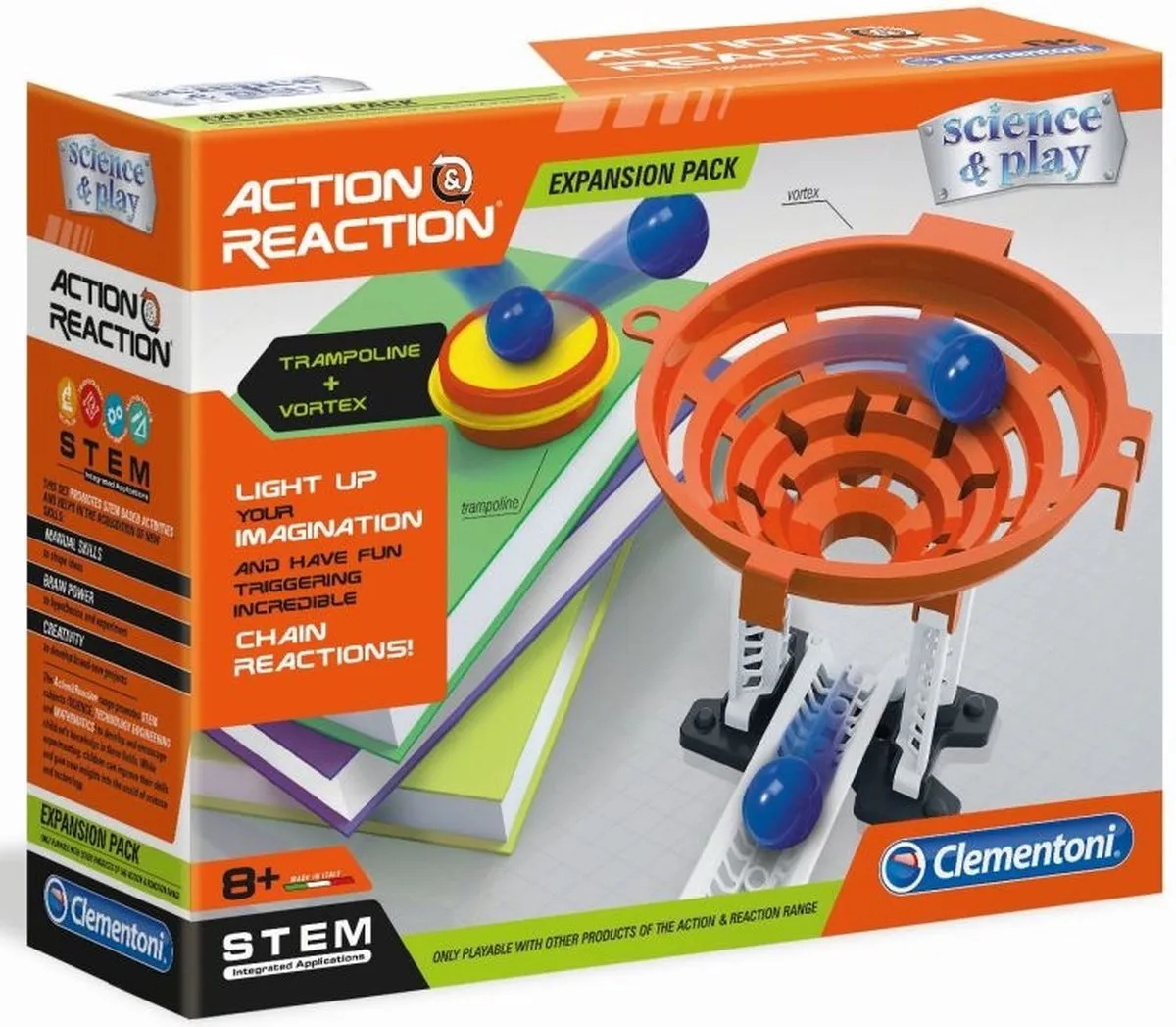Clementoni Actie & Reactie Trampoline - 9 Onderdelen - Multi Kleur - afbeelding 6 van 6