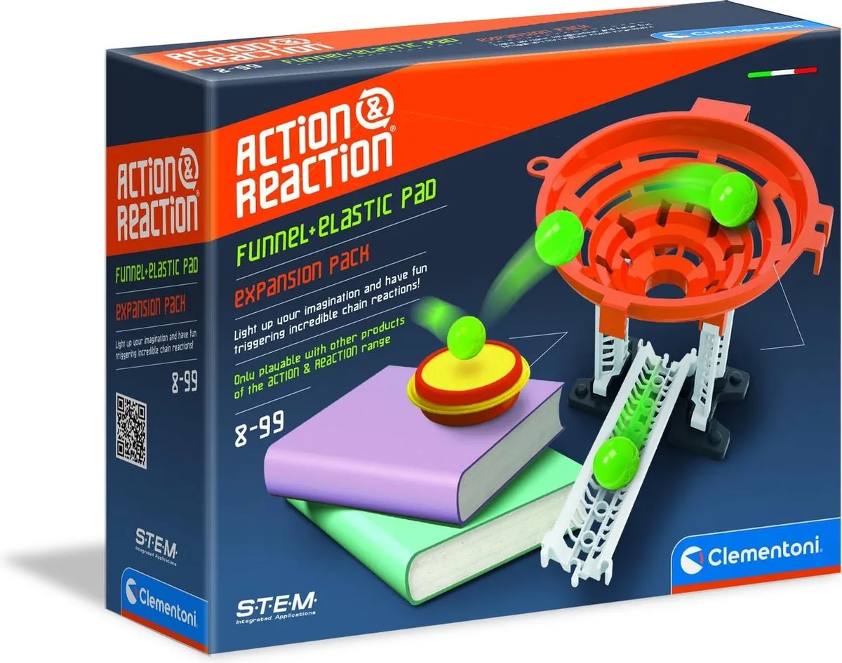 Clementoni Actie & Reactie Trampoline - 9 Onderdelen - Multi Kleur