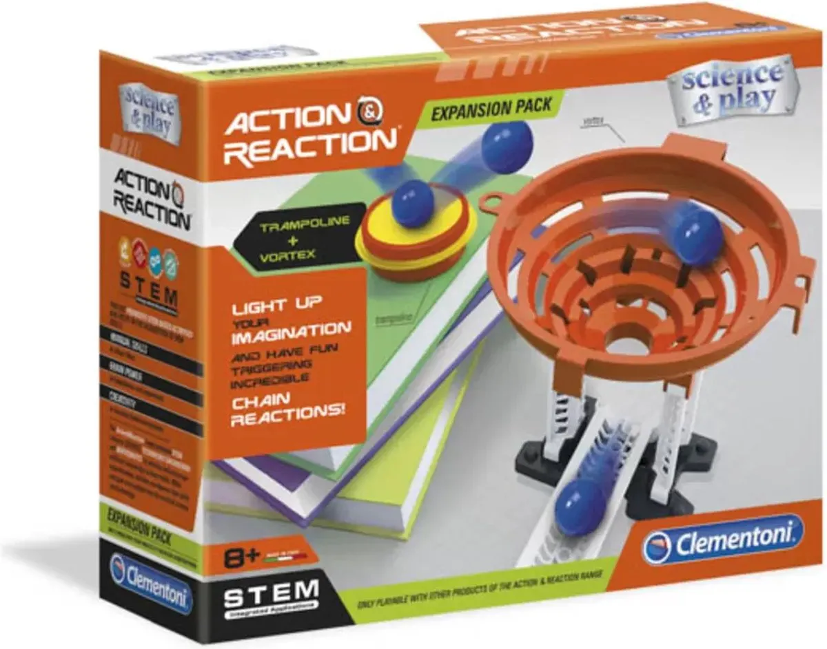 Clementoni Actie & Reactie Trampoline - 9 Onderdelen - Multi Kleur