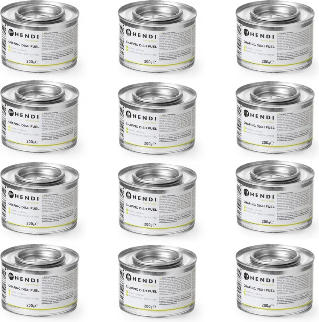 Hendi Brandpasta Chafing Dish 12x200g