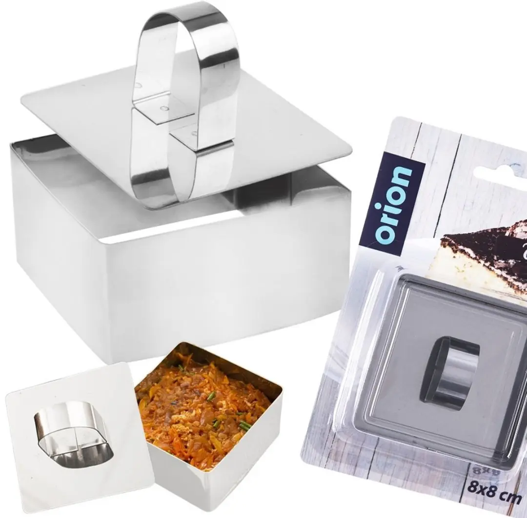Orion Metalen Vorm met Stempel 8x8x4cm - Zilver - afbeelding 4 van 6