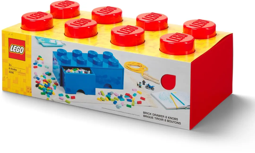 Lego Opbergbox Brick 8 met Lades