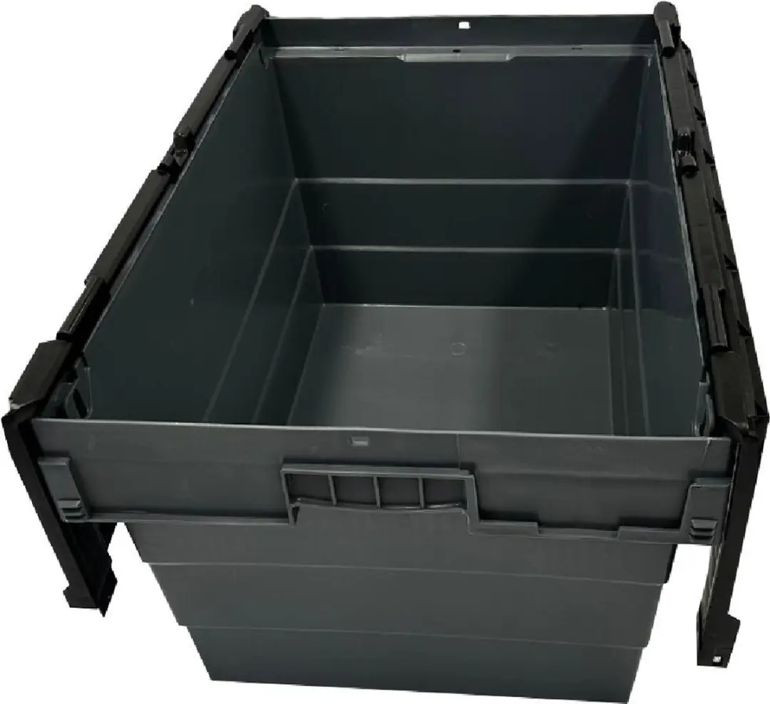 Vogue Kunststof Transportopbergkrat DX995 - 600x400x320mm - Zwart
