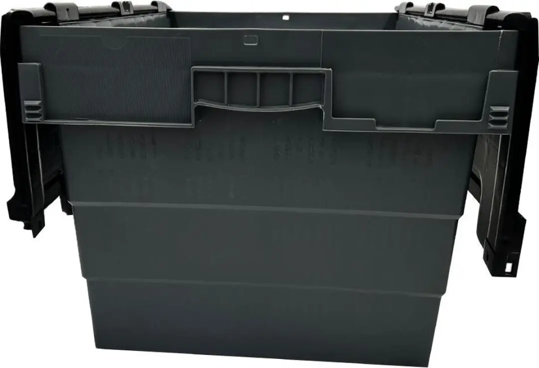 Vogue Kunststof Transportopbergkrat DX995 - 600x400x320mm - Zwart - afbeelding 6 van 6