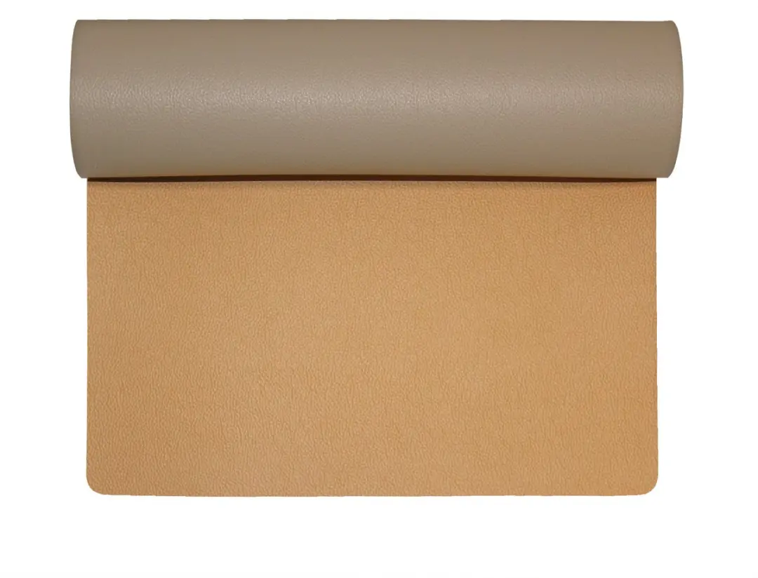 Wicotex Placemats Kunstleer Desert Taupe Moon - 12 Stuks