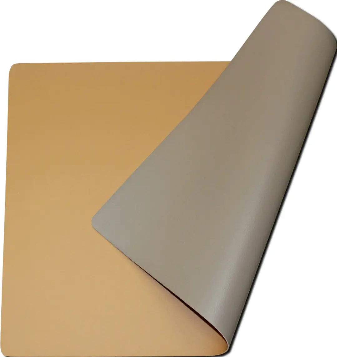 Wicotex Placemats Kunstleer Desert Taupe Moon - 12 Stuks