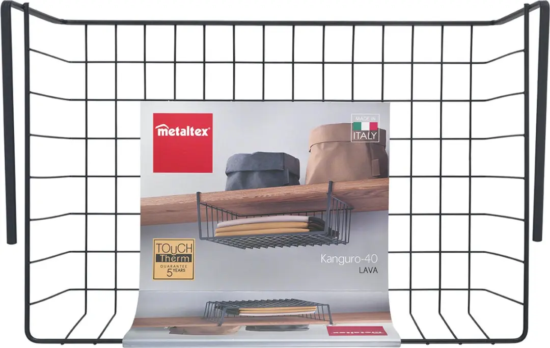 Metaltex Kanguro Kasthangmand 40cm - Mat Zwart