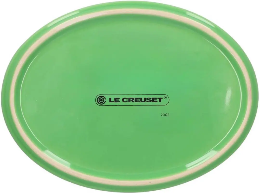 Le Creuset Lepelhouder Ovaal Bamboo 15cm - Groen