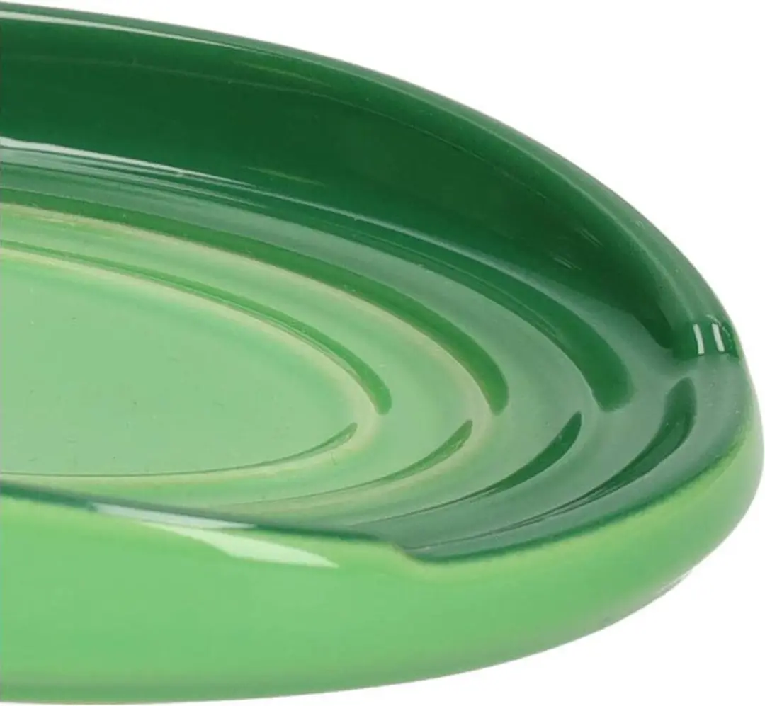Le Creuset Lepelhouder Ovaal Bamboo 15cm - Groen