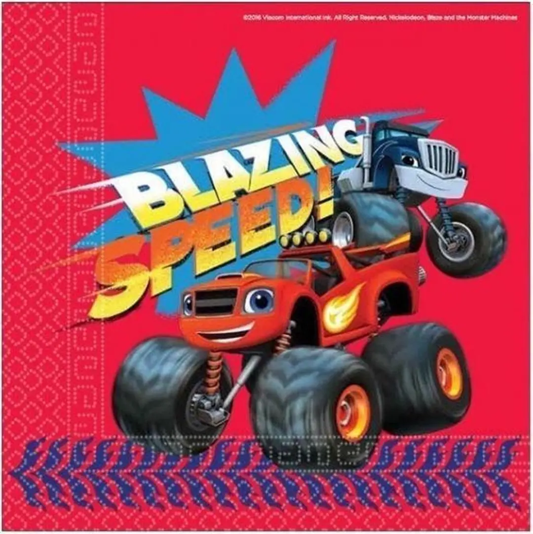 Nickelodeon Servetten Blaze 20 Stuks
