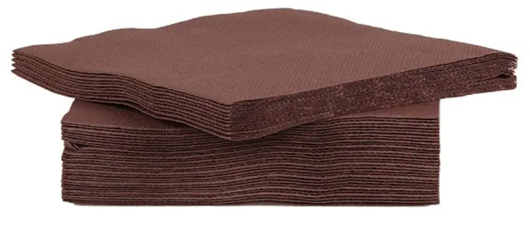 Cosy&Trendy Cocktailservet 12,5x12,5cm - 40 Stuks - Chocolat