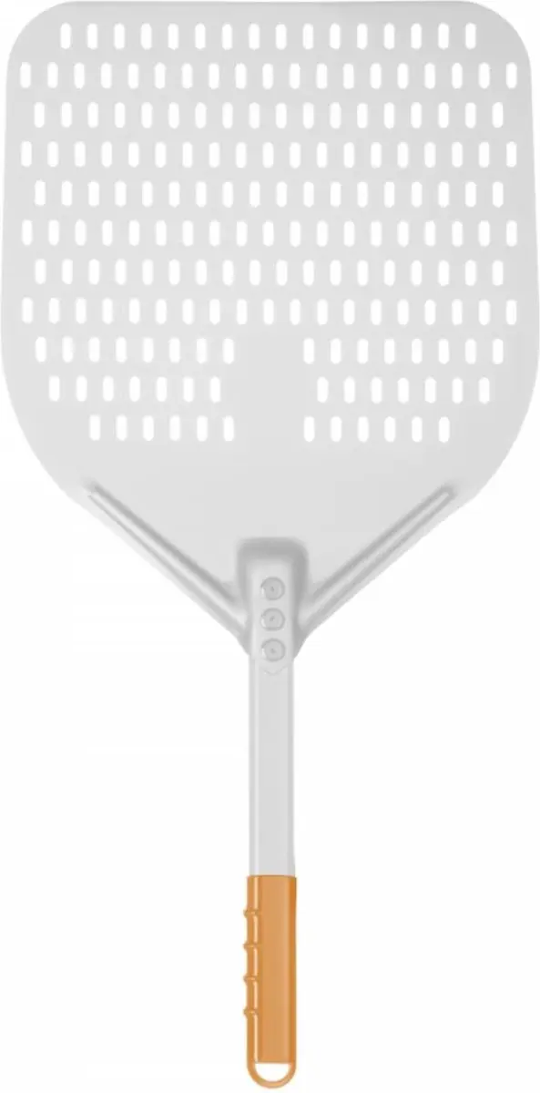 HENDI Vierkante Geperforeerde Pizzaschep 350x710mm - Aluminium