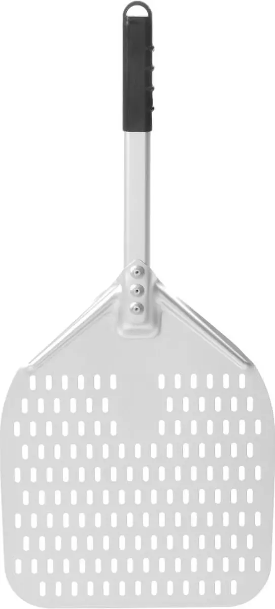 HENDI Vierkante Geperforeerde Pizzaschep 350x710mm - Aluminium