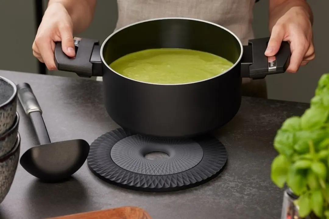 GEFU CIRCO 2-in-1 Siliconen Pannenonderzetter Ø20cm - Grijs