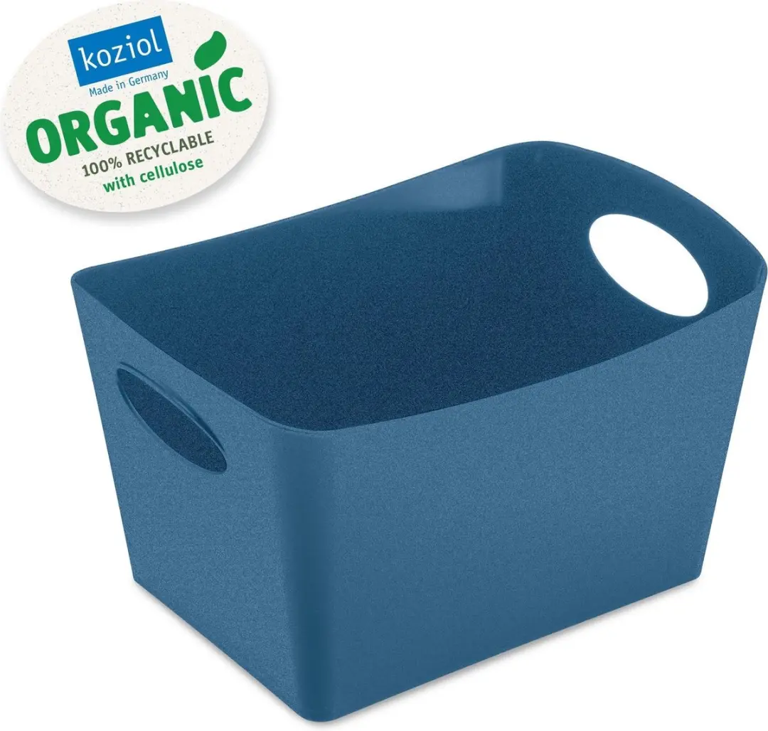 Koziol Boxxx S Organic Opbergbox 1L - Marineblauw
