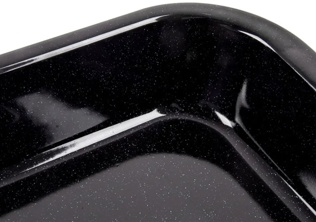 Orion Geëmailleerde Bakplaat 31x25x4,5cm - Zwart - afbeelding 4 van 5