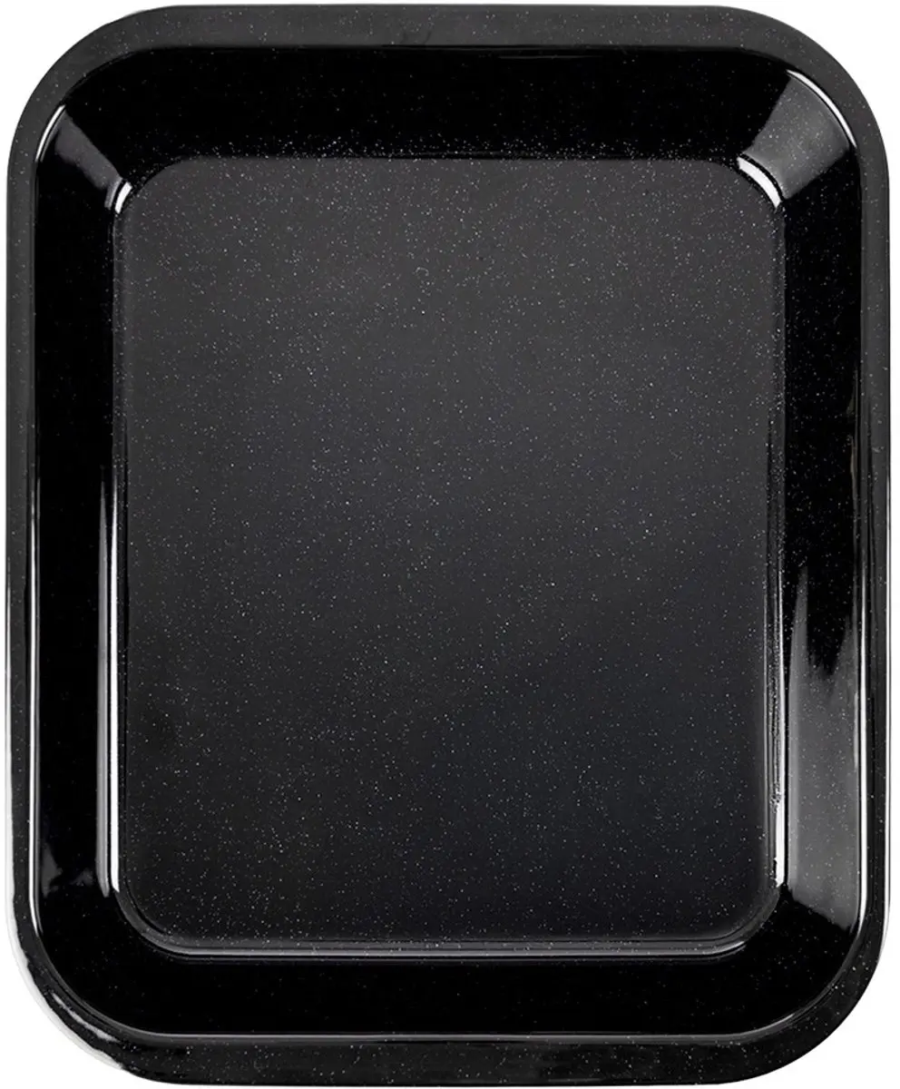 Orion Geëmailleerde Bakplaat 31x25x4,5cm - Zwart - afbeelding 3 van 5
