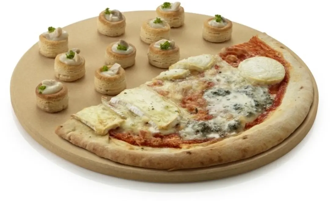 Barbecook BBQ Pizzaplaat Rond 36cm - Beige - afbeelding 6 van 6