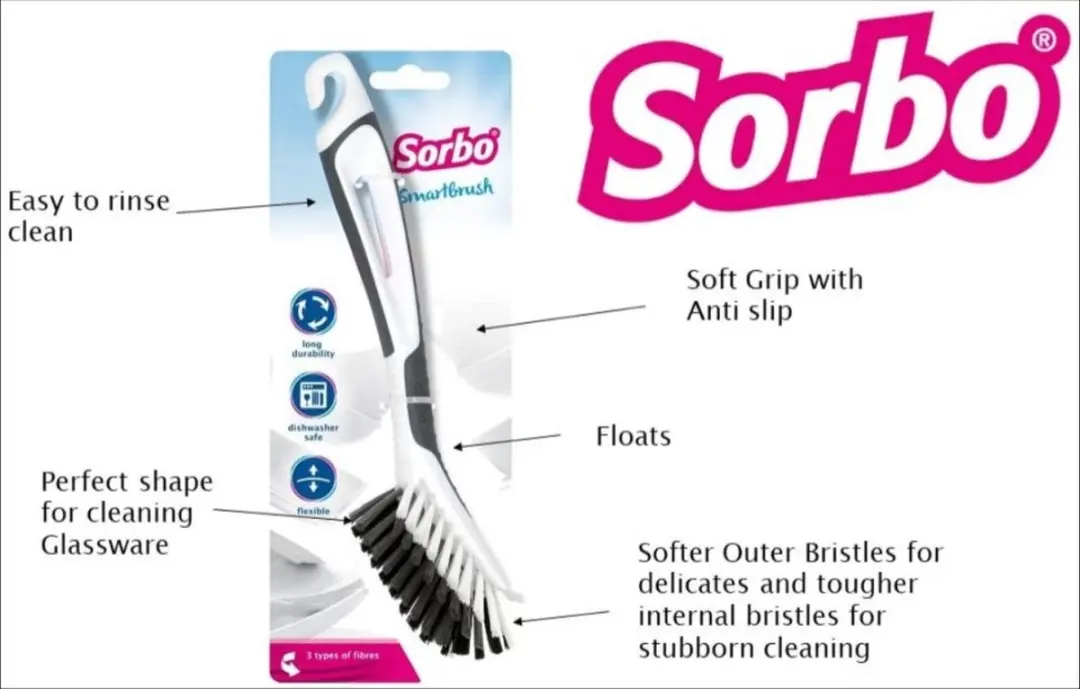 Sorbo Smartbrush Afwasborstel - Grijs