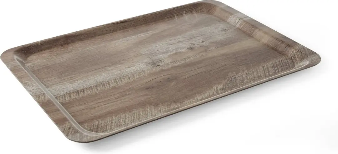 Hendi Melamine Dienblad Donkerbruin Houtnerf 240x340mm