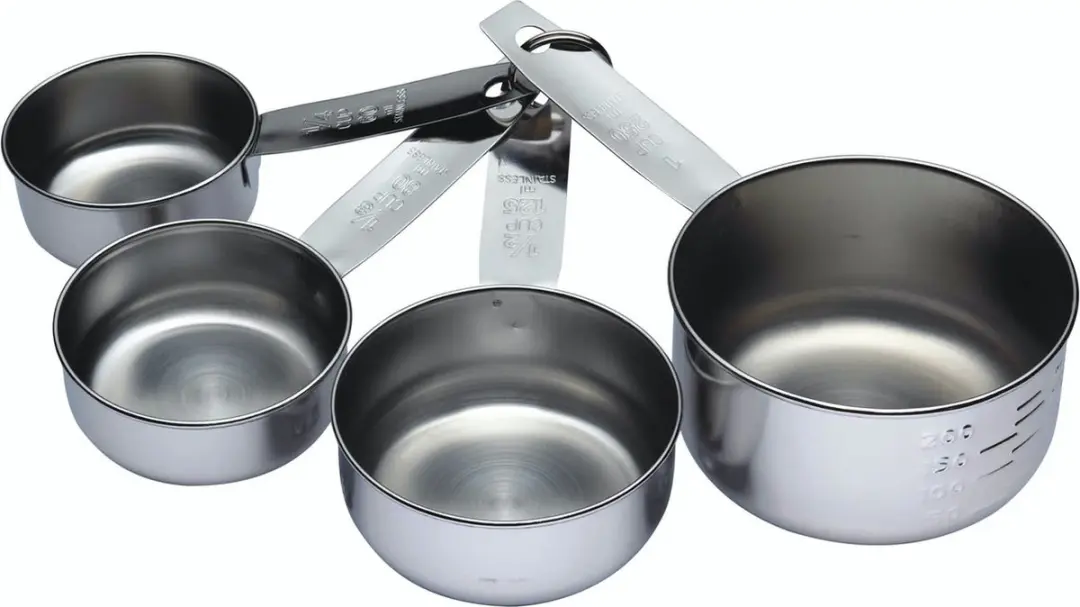KitchenCraft Roestvrijstalen Maatbekers
