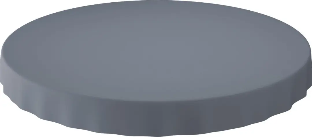 Duni Tafelkleed Rond 180cm Antraciet - Wegwerp