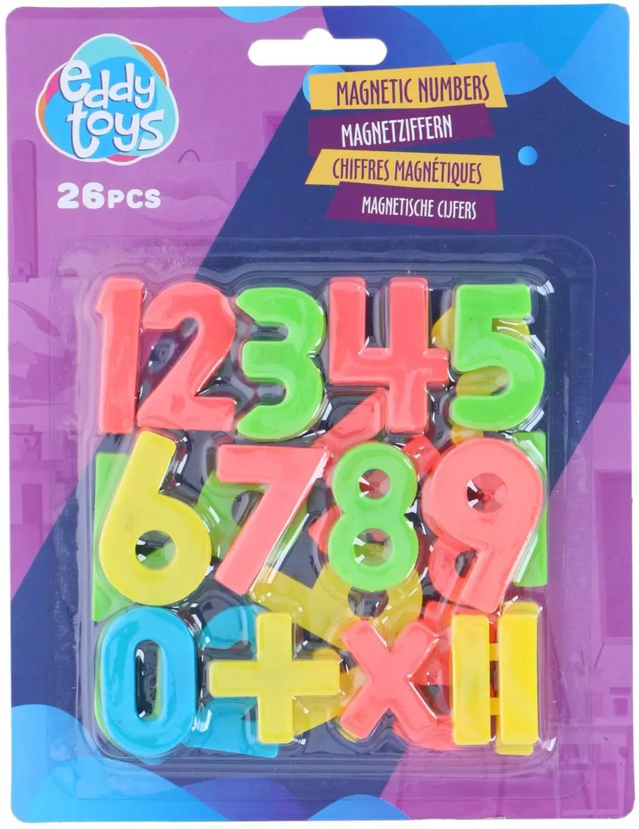 Eddy Toys Magnetische Cijfers 26 Stuks