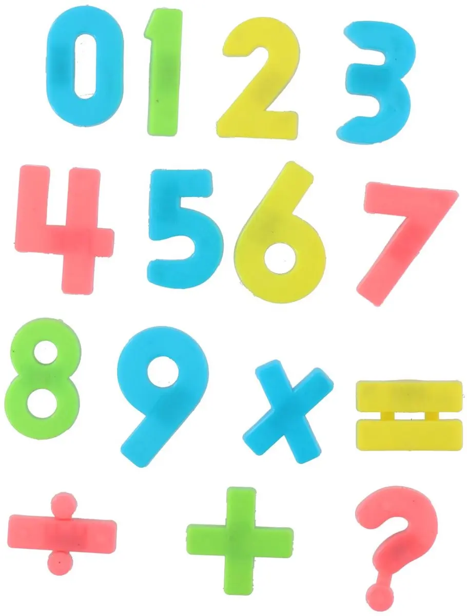 Eddy Toys Magnetische Cijfers 26 Stuks - Meerkleurig