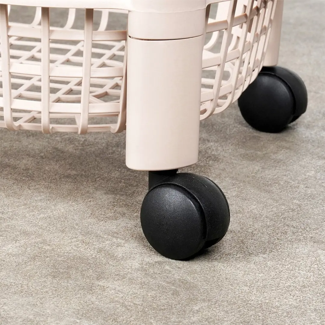 Excellent Houseware 4-Lagen Verrijdbaar Rek 019000010 - Beige