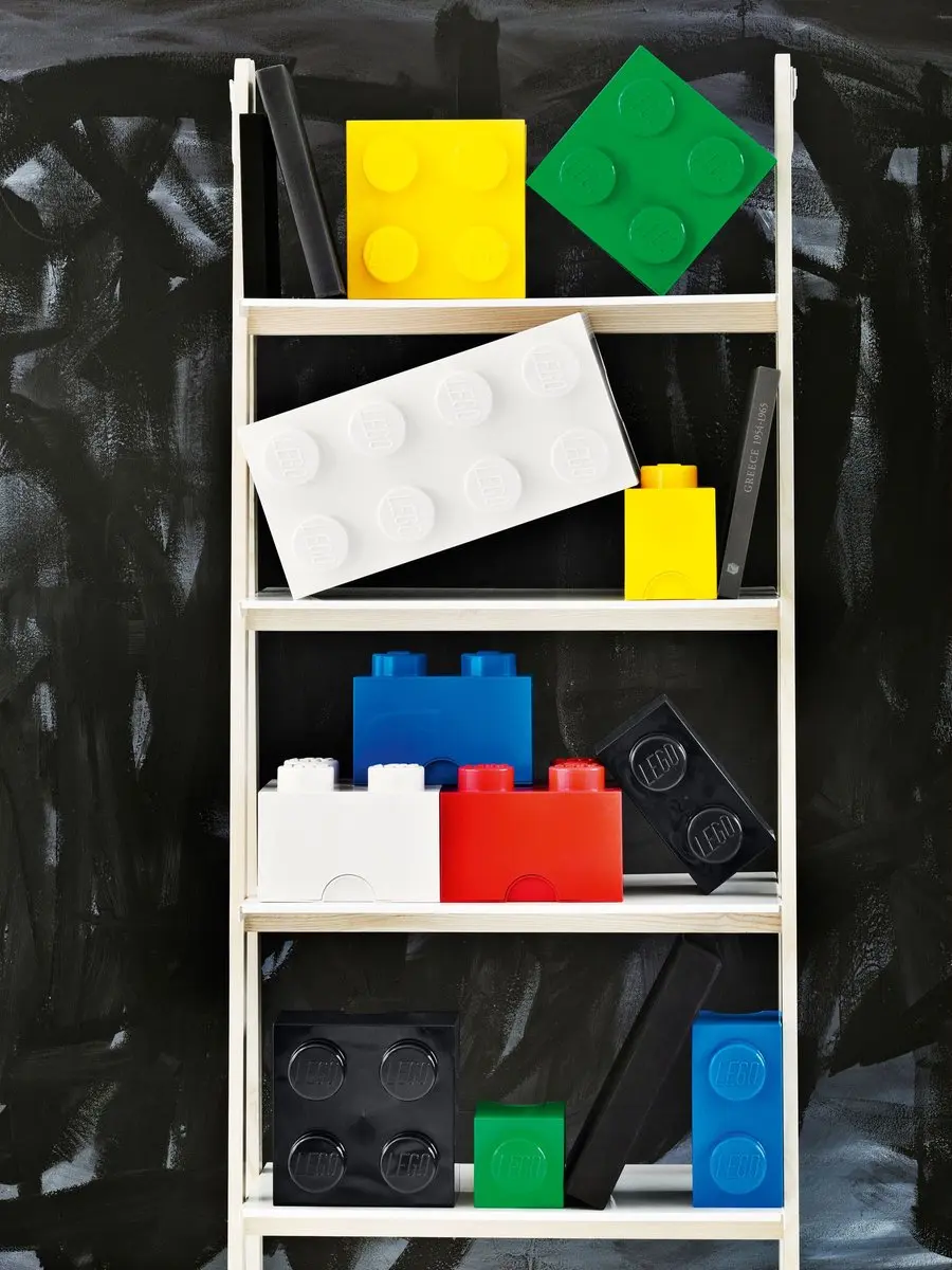 Lego - Opbergbox Brick 1 Vierkant - Polypropyleen - Groen