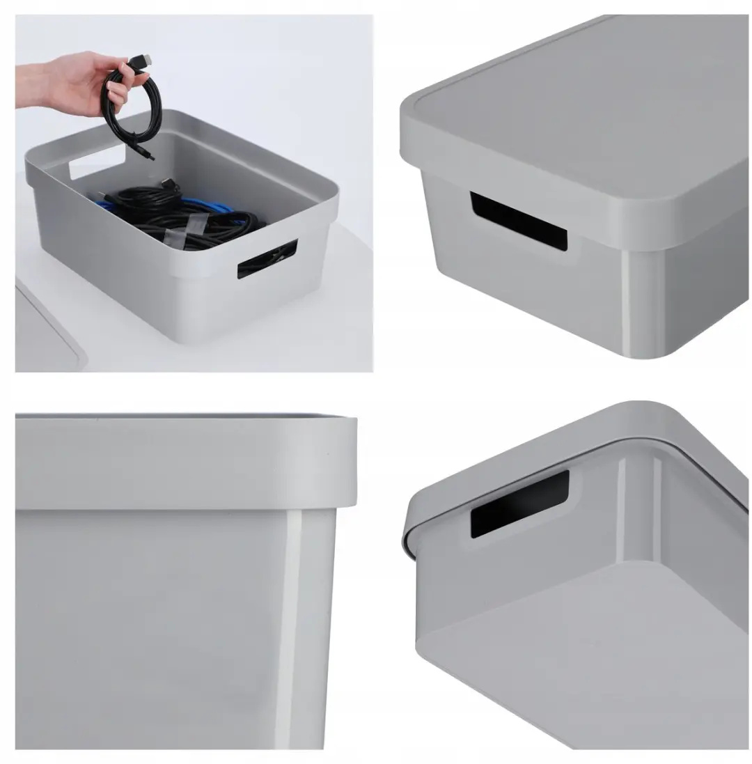 Curver Infinity Opbergbox 11L - Grijs