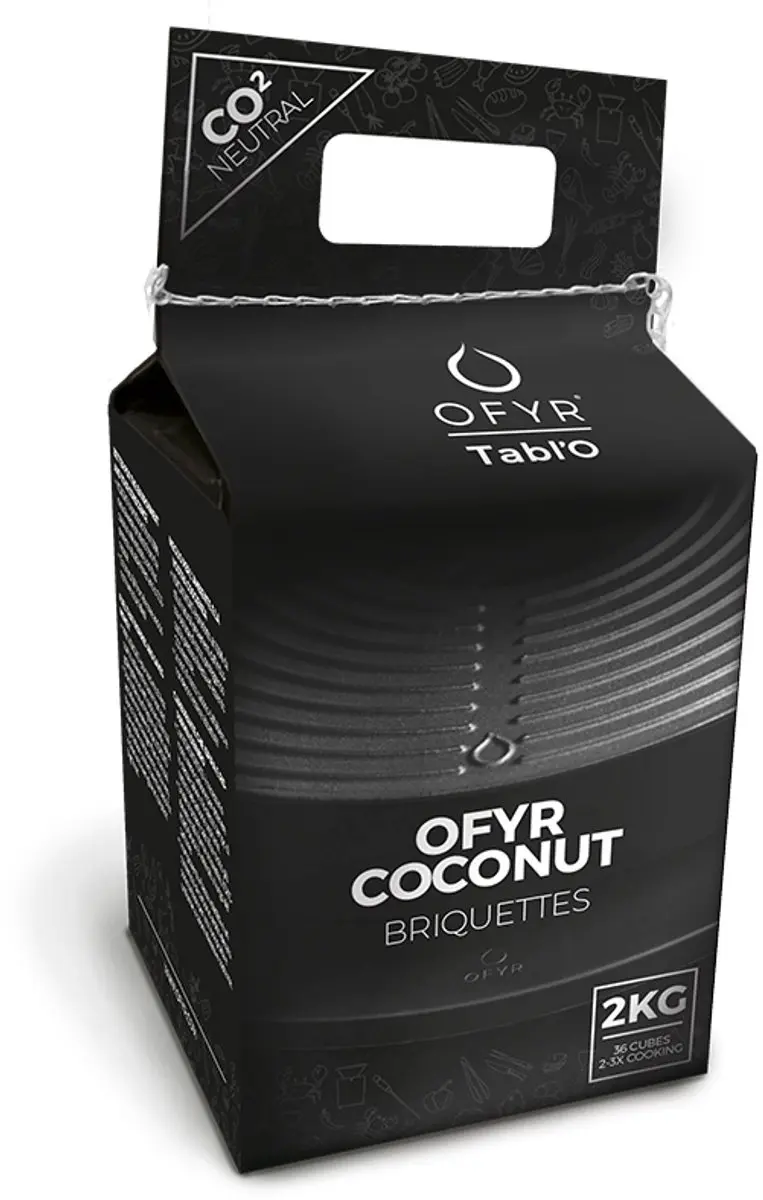 Ofyr Kokosnoot Briketten 2kg OA-CB-2KG