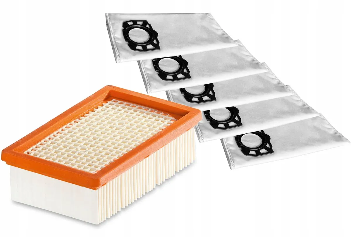 Kärcher WD4/WD5/WD6 Premium Stofafzuigcilinders - 6 Stuks