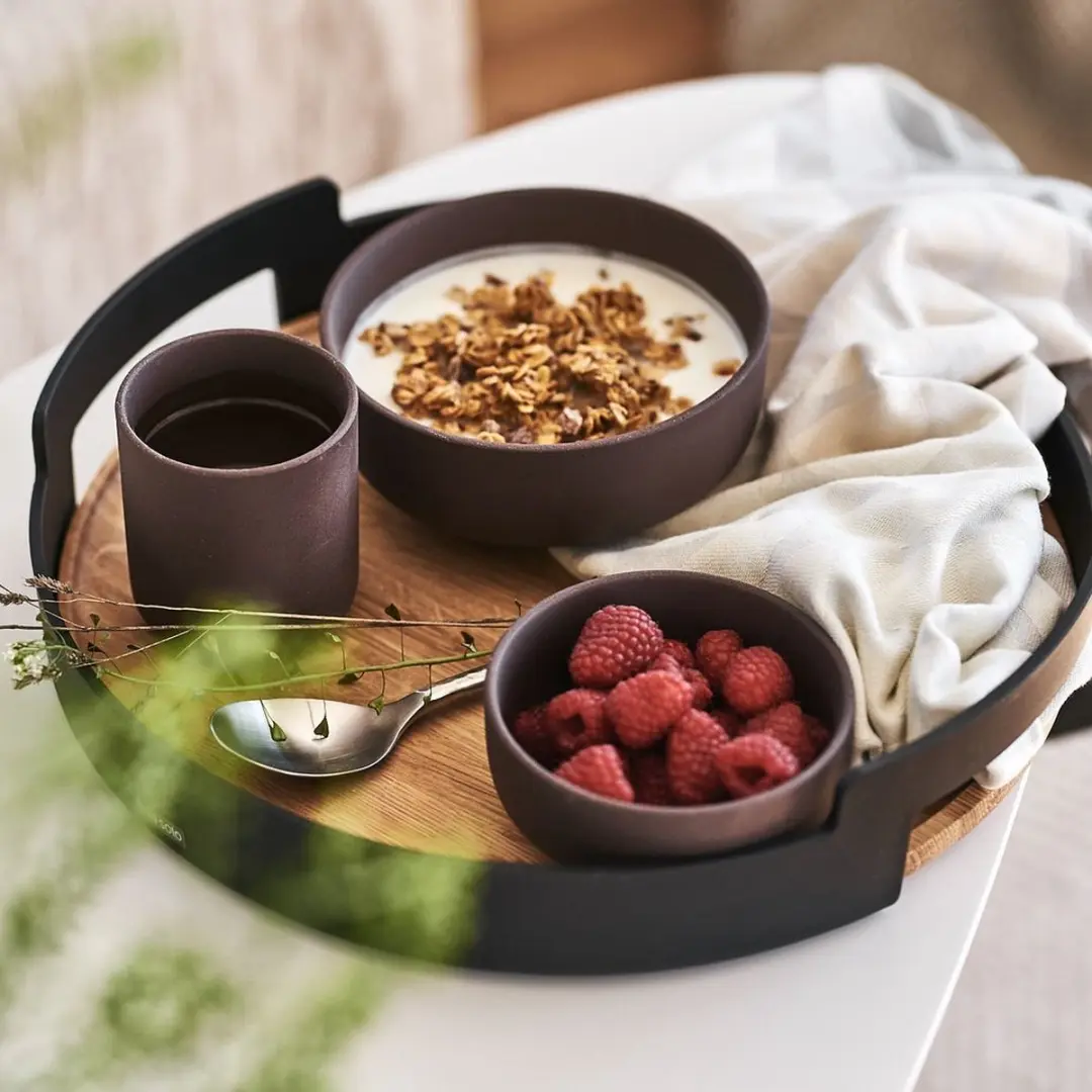 Eva Solo Nordic Kitchen Dienblad Zwart Ø35cm