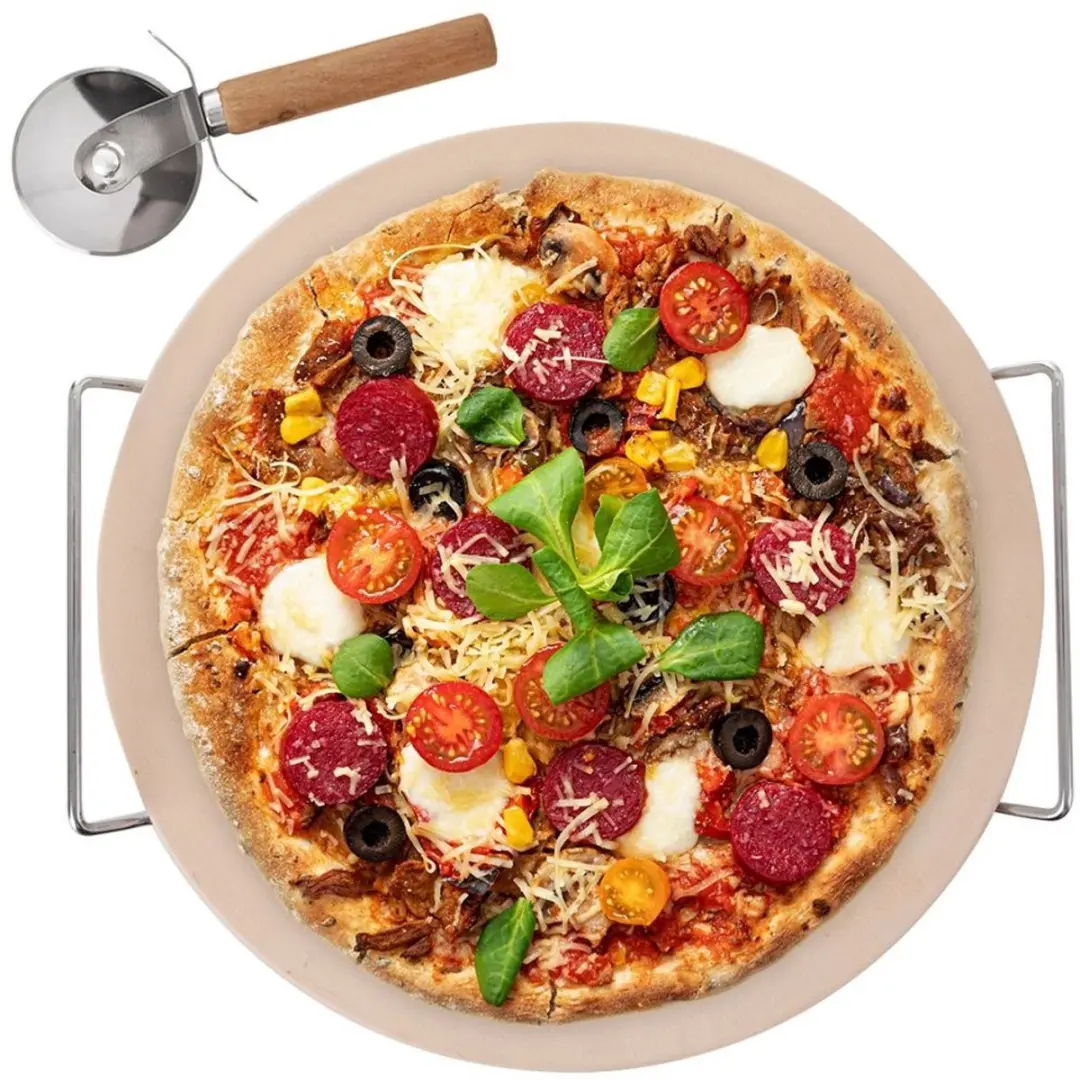 Orion Pizzasteen Set 33cm