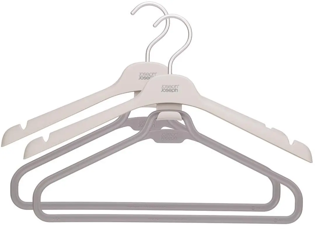 Joseph Joseph Orderly Lange Kledinghanger - 2 Stuks Ecru