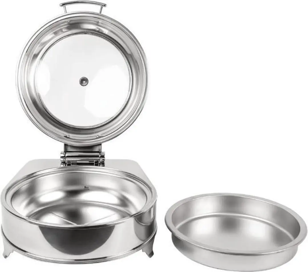 Olympia CB729 Ronde Elektrische Chafing Dish 38.5cm - Zilver