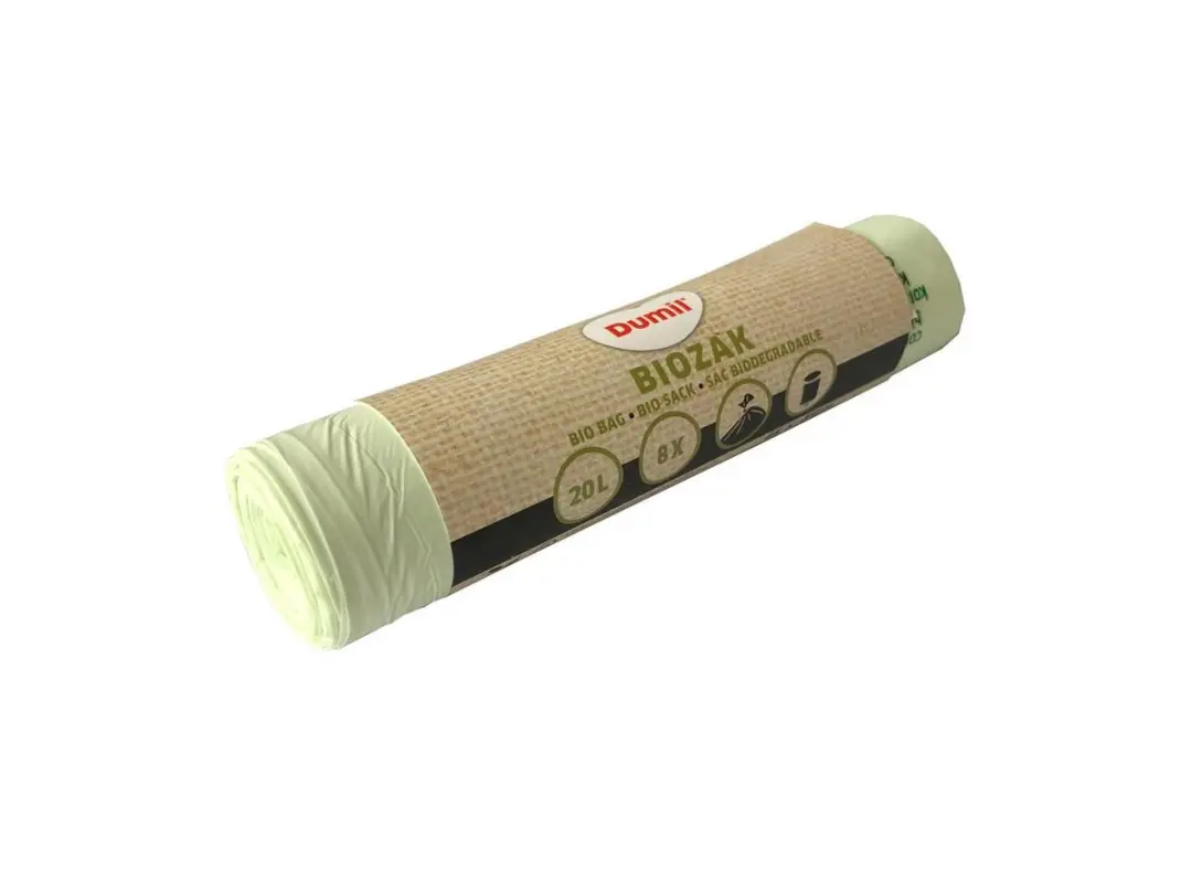 Dumil Biozak 20L Groene Composteerbare Afvalzakken - 160 Stuks