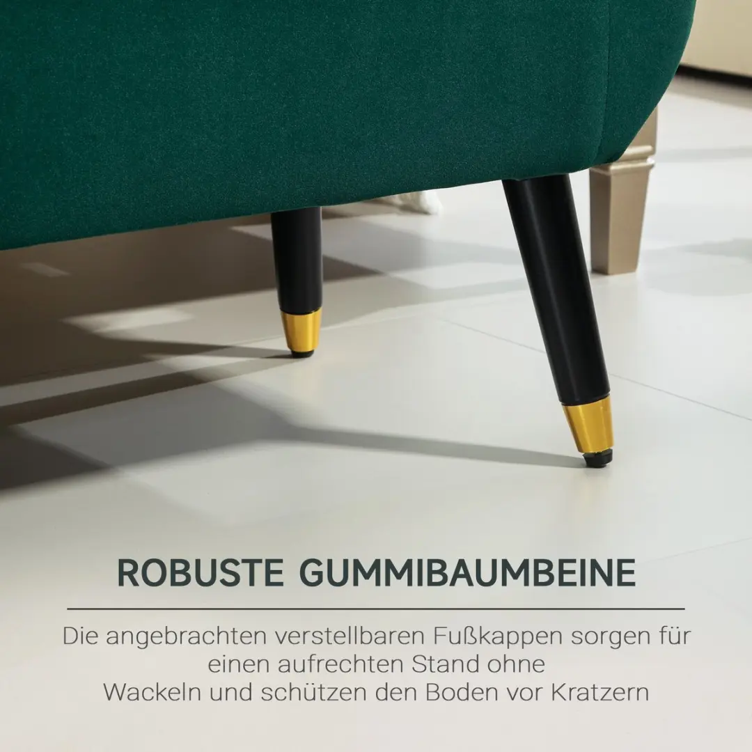 Homcom Sitzbank - 107x42x65cm - Grijs - afbeelding 6 van 6