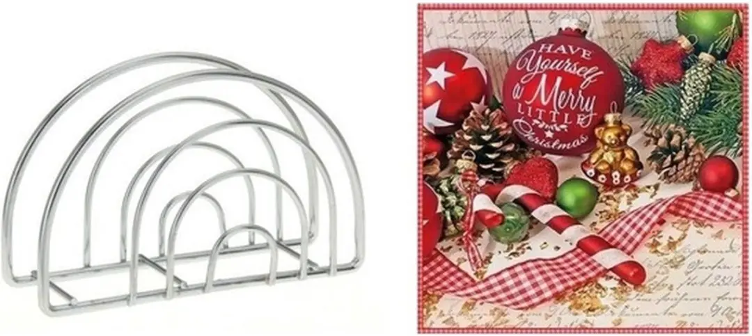 Duni Kerst Servettenhouder 33x33cm