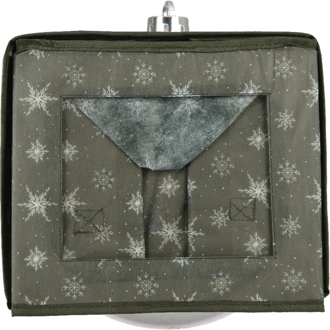 Decoris Kerstballen Opbergbox Groen - 2 Stuks - afbeelding 3 van 4