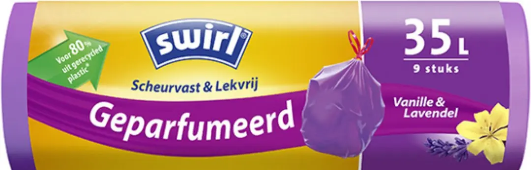 Swirl Geparfumeerde Pedaalemmerzakken 35L - 27 Stuks (3x9)