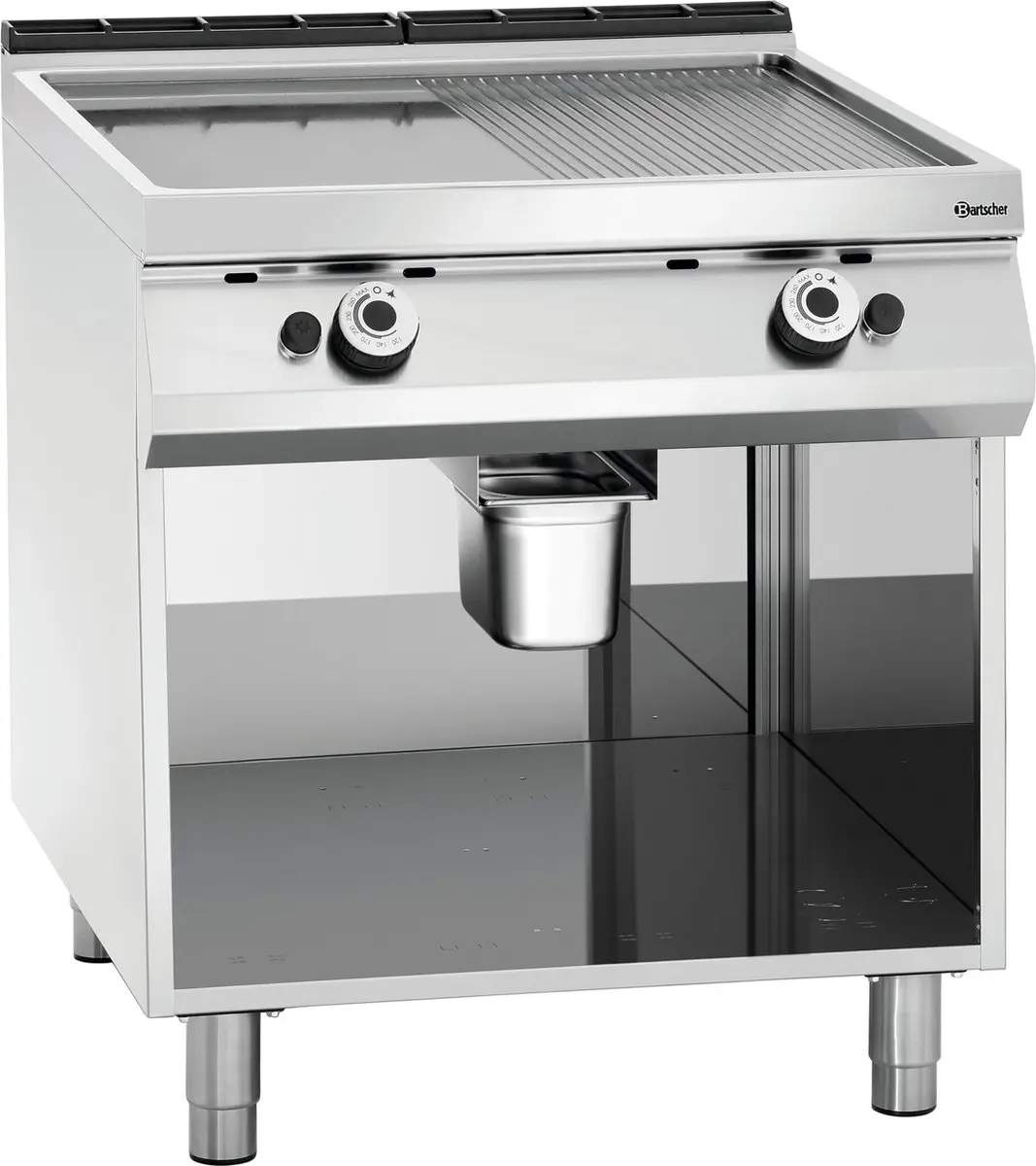 Bartscher 2955061 Gas Bakplaat 18kW 800x900mm
