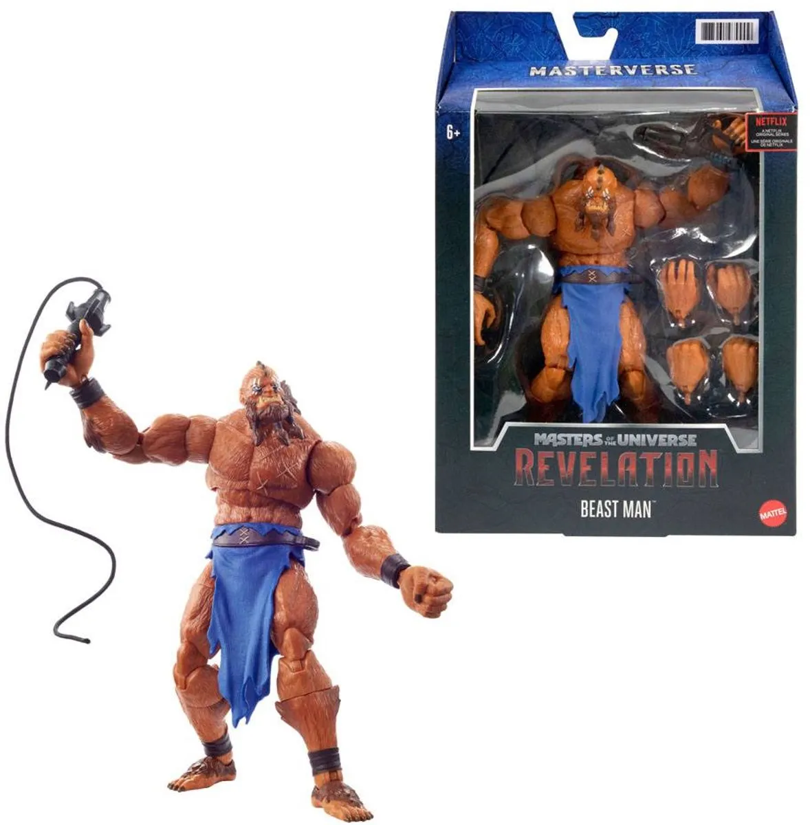 Mattel Masters of the Universe Beast Man Action Figuur 18cm - Multi