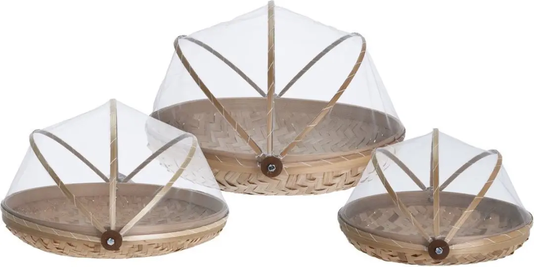 EH Excellent Houseware Bamboevezel Broodmandjes